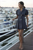 Double Breast Shirt Dress