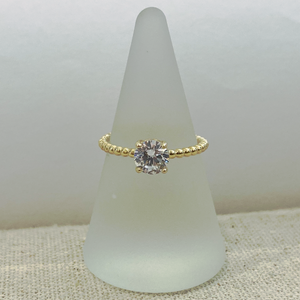 Single Crystal Band Ring