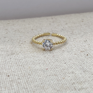 Single Crystal Band Ring